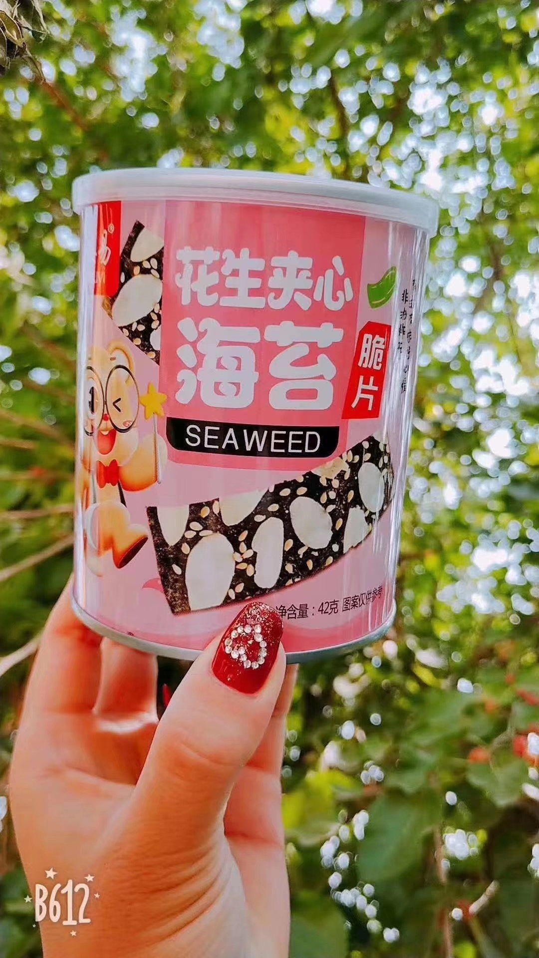 脆片夾心海苔